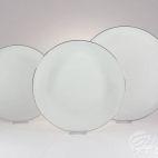 Zestaw talerzy dla 6 os. / 18 części - B325 CITY Platynowe - zdjęcie