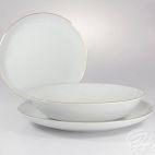 Zestaw talerzy dla 6 os. / 18 części - B326 CITY Złote - zdjęcie