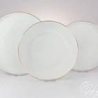 Zestaw talerzy dla 6 os. / 18 części - B326 CITY Złote - zdjęcie