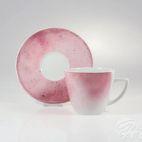 Filiżanka 350 ml ze spodkiem - 7560 KOSMOS Różowy - zdjęcie