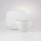 Zestaw filiżanek dla 6 osób 6/12 - 9718 Akcent Platynowa linia - zdjęcie