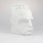 Porcelanowa głowa Marszałka Piłsudskiego 23 cm - zdjęcie