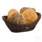 Kosz owalny do pieczywa 23,5 cm - Brązowy (02096106101) - zdjęcie