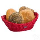 Kosz owalny do pieczywa 23,5 cm - Rubinowy (02096179101) - zdjęcie