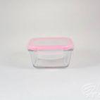 Pojemnik szklany / kwadratowy 375 ml - FRESCO (FRS227) - zdjęcie