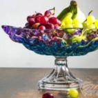 Misa kryształowa na nodze SAMBA GRADIENT 35 cm - zdjęcie