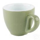 Filiżanka ze spodkiem SNUG 80 ml espresso ZIELONA - zdjęcie