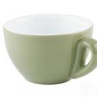 Filiżanka ze spodkiem SNUG 200 ml DO KAWY ZIELONA - zdjęcie