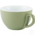 Filiżanka ze spodkiem SNUG 280 ml CAPPUCINO ZIELONA - zdjęcie