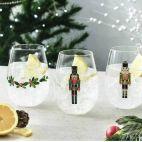 Szklanki świąteczne 500 ml / 3 szt. - JOLLY (KP 1645) - zdjęcie