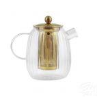 Zaparzacz do herbaty 1 l - TULIP Złoty mat (29316) - zdjęcie