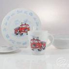 Zestaw naczyń dla dzieci - CALINECZKA / W010 Wóz strażacki - zdjęcie