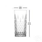 Szklanki wysokie 356 ml / kpl 6 szt. - ODIN (odn440A) - zdjęcie