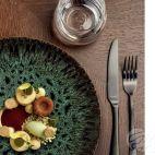 Talerz płytki 27 cm - STONEWARE S010T Jade (Daisy) - zdjęcie