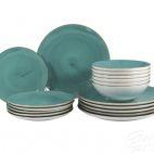 Zestaw talerzy dla 6 osób / 18 części - 6630L Morski (Boss) - zdjęcie