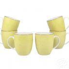 Zestaw kubków dla 6 osób - 6630J Żółty (Filip) - zdjęcie