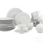Zestaw obiadowo-kawowy dla 6 os./ 32 części - MARIA Niedekorowana - zdjęcie