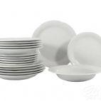 Zestaw talerzy dla 6 os./ 18 części - Kamelia niedekorowana - zdjęcie