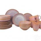 Zestaw naczyń dla 6 os./ 30 części - STONEWARE S011T Blush (Daisy) - zdjęcie