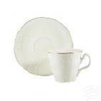 Filiżanka 240 ml ze spodkiem - Bernadotte Ivory Gold (383652) - zdjęcie