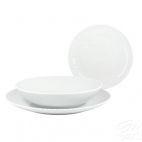 Zestaw talerzy dla 6 os./ 18 części - Daisy Niedekorowana - zdjęcie