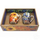 Kubki 400 ml - 2 szt. - V. van Gogh / Słoneczniki i Irysy (830-7220) - zdjęcie