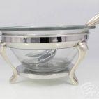 Misa szklana ze sztućcami do sałat - OVATION (A-170992) - zdjęcie