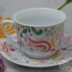 Kubek 300 ml ze spodkiem - WIEDEŃ 5076 - zdjęcie