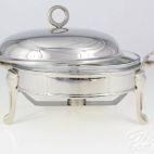 Naczynie okrągłe z podgrzewaczem - OVATION (A-170976S) - zdjęcie