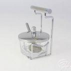 Cukierniczka / naczynie na ser - PERLE (A-198108) - zdjęcie