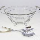 Salaterka z łyżkami - PERLE (A-370492) - zdjęcie