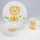 Zestaw naczyń dla dzieci - Lew 5137C ROMA / MARGOT - zdjęcie