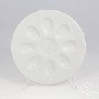 Półmisek na jajka 21 cm - C000 IWONA Biała - zdjęcie