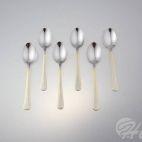 Komplet łyżeczek do kawy / złoto i mat - 04 ZM ANTICA - zdjęcie