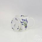 Kubek 350 ml z pokrywką - 5979 LAWENDA (Eryk) - zdjęcie