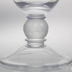 Handmade / Wazon zdobiony 28 cm - BEZBARWNY (B183) - zdjęcie