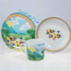 Zestaw naczyń dla dzieci - Samolocik 6621 ROMA / Margot - zdjęcie