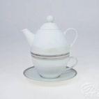 Zestaw do herbaty Tea For One - Ole / Luna Szara - zdjęcie