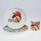 Zestaw naczyń dla dzieci - Jeżyki 6754 Roma / Margot - zdjęcie