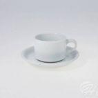 Filiżanka niska 0,19 l ze spodkiem - AMERYKA (LU38002A014) - zdjęcie