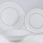 Zestaw talerzy dla 6 os. / 18 części - 3607 SOFIA / Platyna - zdjęcie