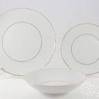 Zestaw talerzy dla 6 os./ 18 części - 3604 SOFIA / Złota - zdjęcie