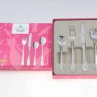 Komplet sztućców dziecięcych BON TON Kotki (NK38A) - zdjęcie