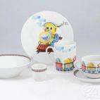 Zestaw naczyń dla dzieci Pociąg - AURORA S-03625 - zdjęcie