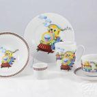 Zestaw naczyń dla dzieci Pociąg - AURORA S-03625 - zdjęcie