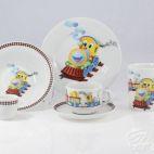 Zestaw naczyń dla dzieci Pociąg - AURORA S-03625 - zdjęcie