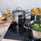 Komplet garnków 9 elementów - SIMPLE (332M) - zdjęcie