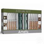 Zestaw Barbeque, 14 szt. - 7000 BBQ / Steak & Pizza - zielony - zdjęcie