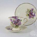 Garnitur śniadaniowy / 3 części - ALASKA Bratki - zdjęcie