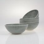 Zestaw salaterek 17 cm / 6 szt. - K10 Daisy Szara (33206DJK10T1) - zdjęcie
